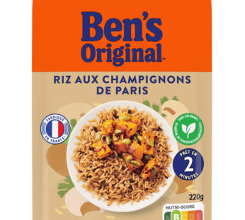 BEN&rsquo;S Original Riz aux champignons de Paris micro-ondes 220g