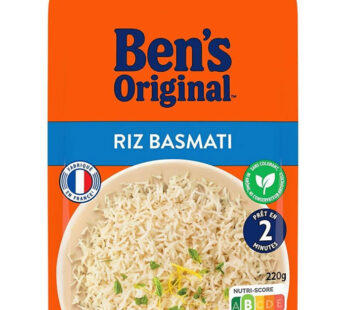 BEN&rsquo;S Original Riz basmati micro-ondes 220g