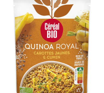 CEREAL BIO – Quinoa, carottes et cumin micro-ondes bio 220g