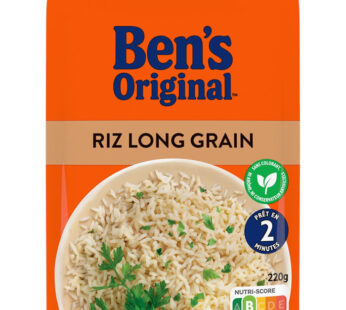 BEN&rsquo;S Original Riz long grain micro-ondes 220g