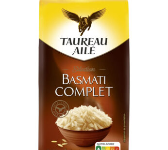 TAUREAU AILE – Riz basmati long grain complet 500g