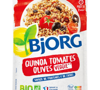 BJORG Quinoa à la tomate et olives micro-ondes bio 250g