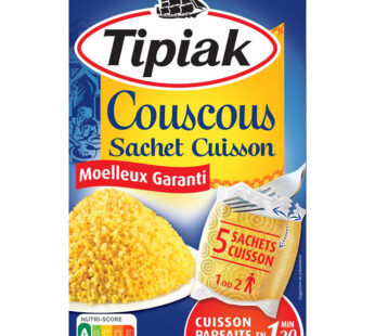 TIPIAK – Couscous grain en sachet cuisson 5 x 100g