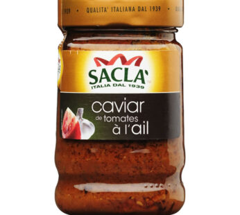 SACLA – Sauce caviar de tomates à l&rsquo;ail – 190g