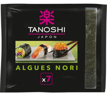 TANOSHI Japon – Feuilles d&rsquo;algues nori grillées 17.5 g (7 feuilles)