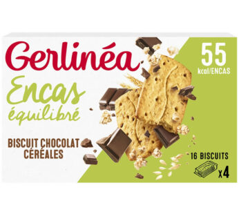 GERLINEA – Biscuits hyper-protéinés aux céréales et chocolat 200g