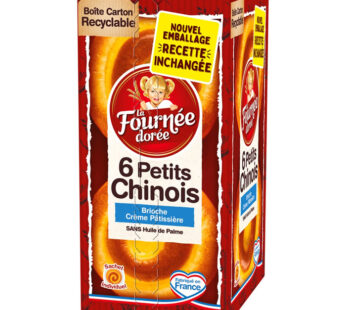 LA FOURNEE DOREE – Petits pains chinois à la crème pâtissière 300 g