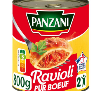 PANZANI – Ravioli pur boeuf 100% français 800 g