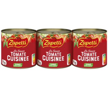 ZAPETTI – Sauce tomate de Provence et Languedoc – 3 x 95g