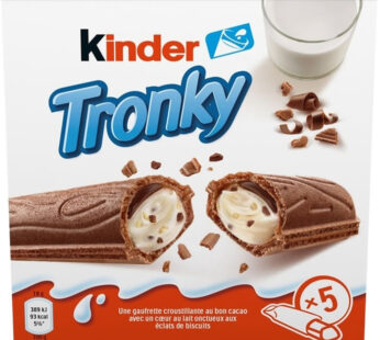 KINDER Tronky – Barres chocolatées fourrées au lait 90 g