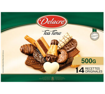DELACRE Tea Time – Assortiment de biscuits 500g