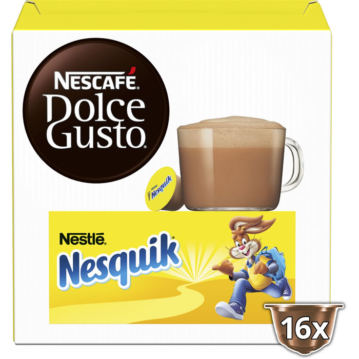 NESQUIK NESCAFE Dolce Gusto - Dosettes chocolat (16 dosettes)