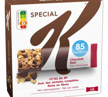 KELLOGG&rsquo;S Spécial K Barres céréalières au chocolat noir