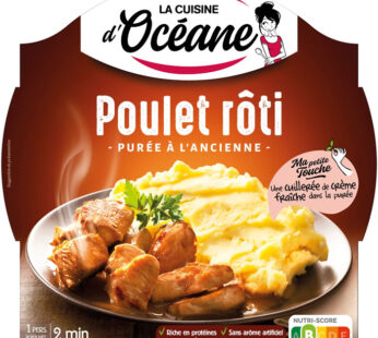 LA CUISINE D&rsquo;OCEANE – Poulet rôti et purée à l&rsquo;ancienne 300 g