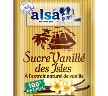 ALSA – Sucre vanillé des Isles au sucre de canne 7 x 7.5 g