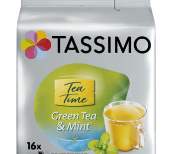TASSIMO Twinings – Dosettes de thé vert à la menthe (16 dosettes)