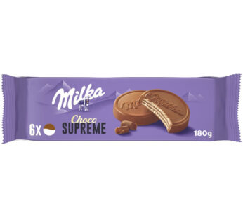 MILKA Choco Supreme Biscuits nappés au chocolat au lait