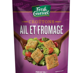 FRESH GOURMET – Croûtons au fromage et ail 80 g