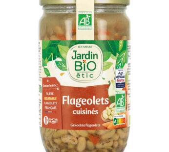 JARDIN BIO Étic – Flageolets cuisinés bio 680g