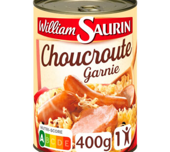 WILLIAM SAURIN – Choucroute garnie au Vin blanc 400 g