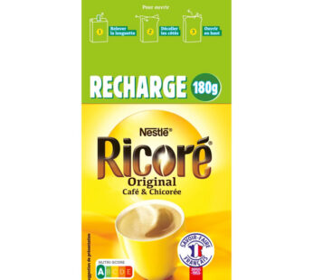 RICORE – Recharge de café à la chicorée soluble (180g)