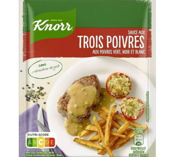 KNORR – Sauce déshydratée aux 3 poivres – 32 g