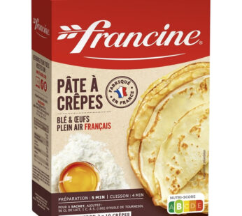 FRANCINE – Préparation pour crêpes 380 g