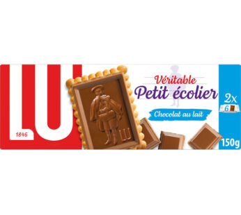 Biscuits petit beurre avec tablette de chocolat au lait PETIT ECOLIER