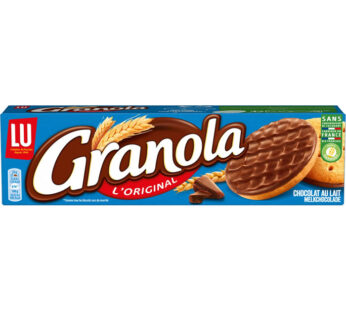 GRANOLA Biscuits sablés nappés de chocolat au lait