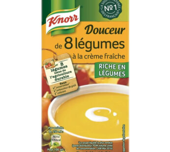 KNORR – Soupe douceur de 8 légumes et crème 1 L