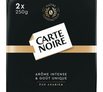 CARTE NOIRE N°7 – Café moulu intense pur arabica 2x250g