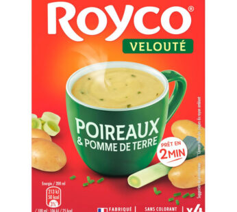 ROYCO – Soupe velouté instantanée aux poireaux et pomme de terre 130g