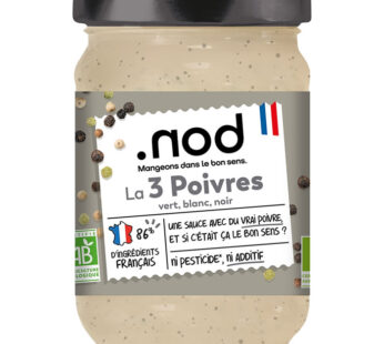 .NOD – Sauce 3 poivres – 200g