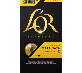 L’OR Mattinata – Capsules de café allongé N°5 10 capsules