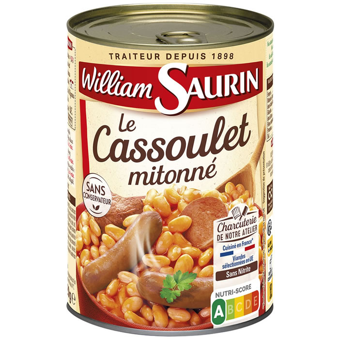 WILLIAM SAURIN - Cassoulet mitonné 420 g