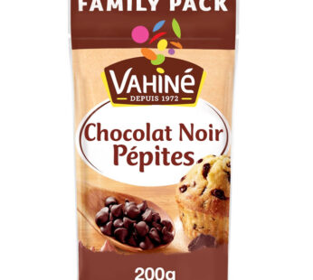 VAHINE – Pépites de Chocolat noir 200 g