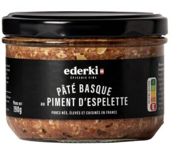 EDERKI – Pâté basque au piment d&rsquo;Espelette 190g