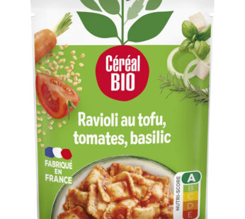 CEREAL BIO Ravioli au tofu, tomates et basilic micro-ondes bio