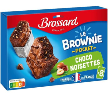 BROSSARD Pocket – Brownies au chocolat noisette 240 g