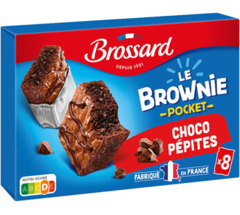 BROSSARD Pocket Brownies aux pépites de chocolat au lait