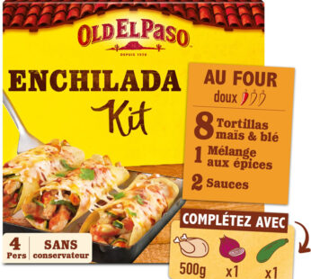 OLD EL PASO – Kit pour enchiladas doux au four 657 g