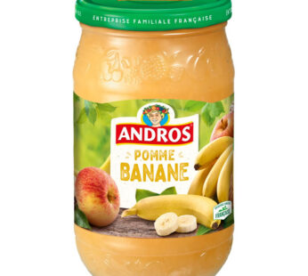 ANDROS – Dessert pomme et banane 750 g