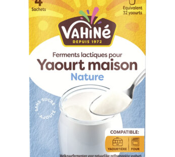VAHINE – Ferments lactiques pour préparation de yaourts 16 g