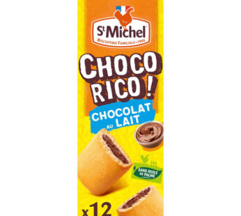 ST MICHEL Choco Rico – Gâteaux fourrés au chocolat au lait 225 g