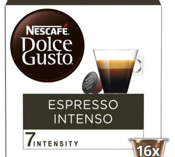 NESCAFE Dolce Gusto – Capsules de café espresso intense N°7 (16 capsules)