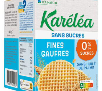 KARELEA – Gaufres fines sans sucre 140g