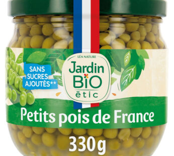 JARDIN BIO Étic – Petits pois extra fins bio 330g