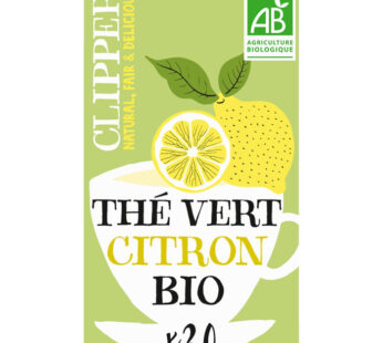 CLIPPER Thé vert au citron bio (35g)