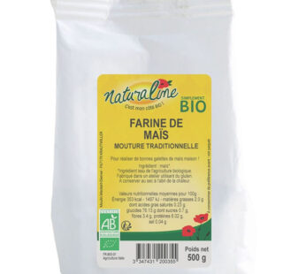 NATURALINE – Farine de maïs bio 500 g
