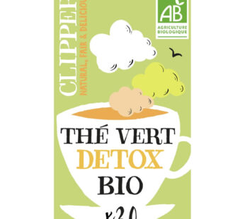CLIPPER Thé vert détox bio (20 sachets, 40g)